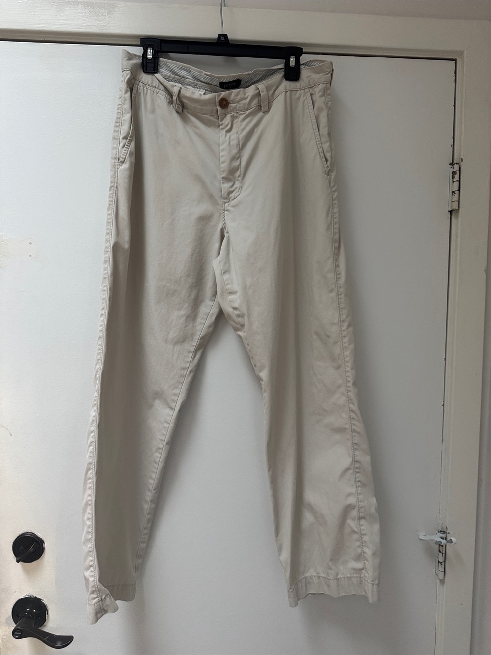 J. Crew Men's Light Cream Chinos